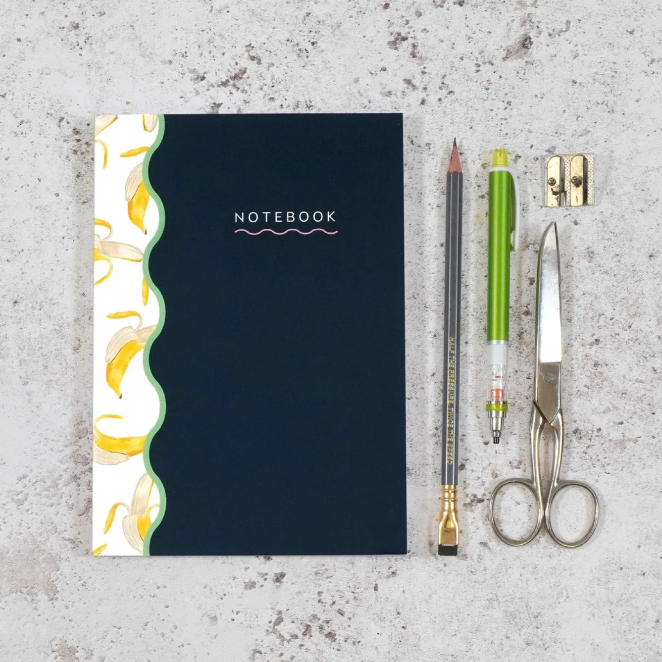 Corinne Alexander Banana Notebook by- Stationery