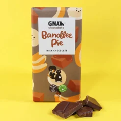 Gnaw Chocolate Banoffee Pie Milk Chocolate Bar- Chocolate