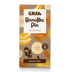 Gnaw Chocolate Banoffee Pie Milk Chocolate Bar- Chocolate