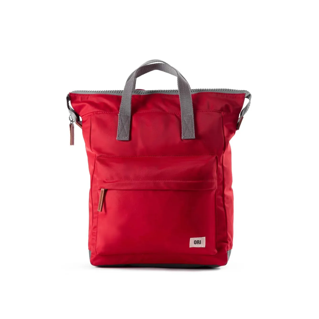 Ori London Bantry B Cranberry Recycled Nylon Backpack - Medium- Bags