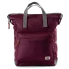 Ori London Bantry B Plum Recycled Nylon Backpack - Medium- Bags