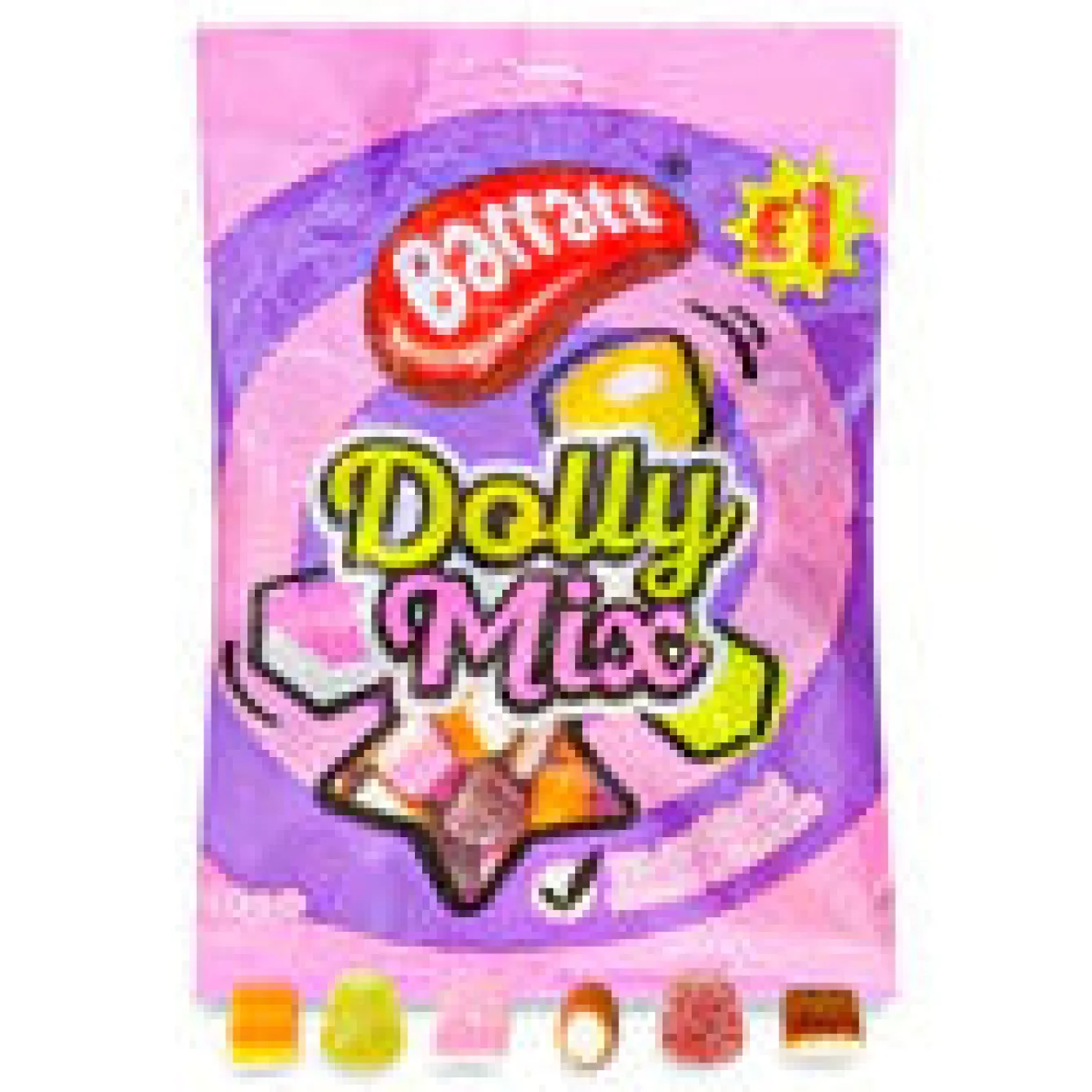 Tea & Biscuits Barratt Dolly Mix 150g- Tea|Sweets/Candy