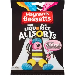Tea & Biscuits Bassetts Liquorice Allsorts 165g- Tea|Sweets/Candy