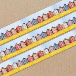 Emma Ball Beach Huts 20mm Washi Tape- Stationery|Crafts