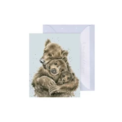 Wrendale Designs 'Bear Hugs' Gift Enclosure Card- Greeting Cards