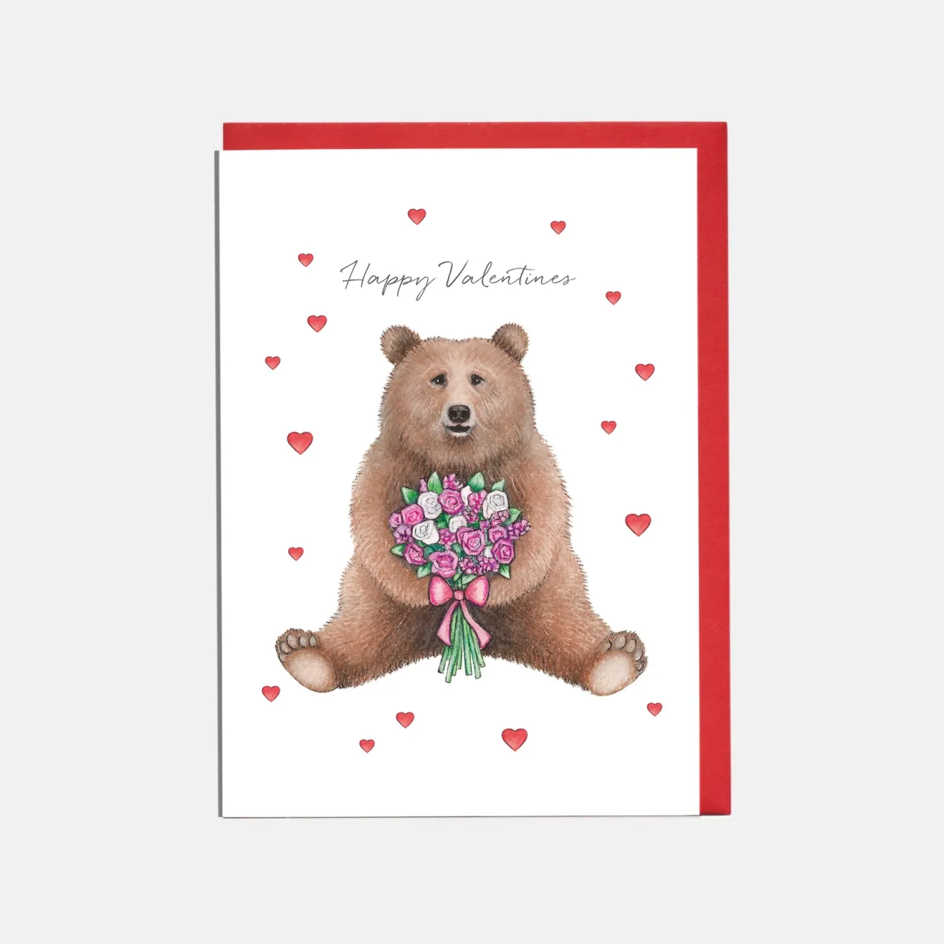 Lottie Murphy Bear Valentine's Card- Valentine's Day