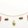 Amica Felt Bee and Daisy Garland- Seasonal Decor