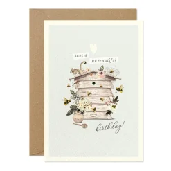 Stephanie Davies Bee-autiful Birthday Greeting Card- Greeting Cards