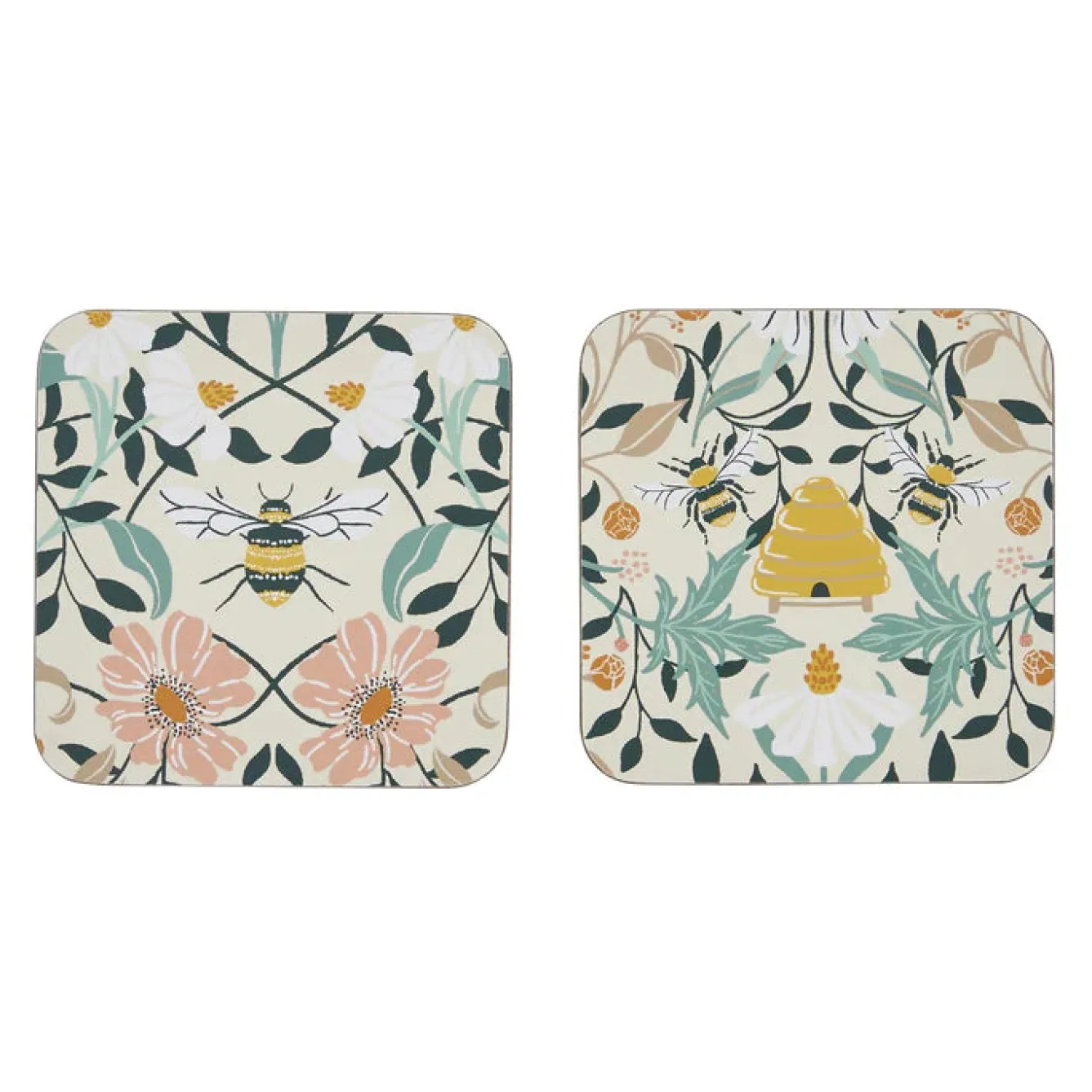 Ulster Weavers Bee Bloom Coasters - Set of 4- Coasters