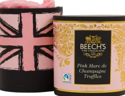 Tea & Biscuits Beech's Pink Marc de Champagne Truffles 140g- Valentine's Day|Tea