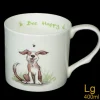 Two Bad Mice Bee Happy Large Mug- Tea|Whimsical