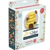 The Crafty Kit Co. Bee Hive Needle Felting Kit- Crafts