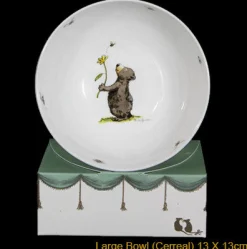 Two Bad Mice Bee Mine Bone Large China Bowl- Valentine's Day|Bowls & Dishes