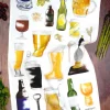 Corinne Alexander 2023 Beer Tea Towel by- Father's Day|Tea
