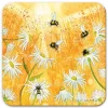 Emma Ball Bees & Daisy Coaster- Tea|Coasters