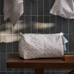 Sophie Allport Bees & Leaves Quilted Cotton Make up Bag- Bags