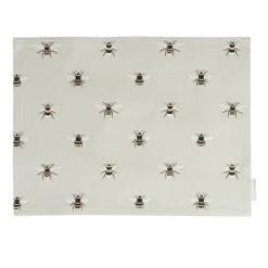 Sophie Allport Bees Fabric Placemat- Tea|Placemats
