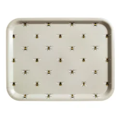Sophie Allport Bees Large Birch Tray- Tea|Trays