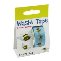 Emma Ball Bees 20mm Washi Tape- Stationery|Crafts
