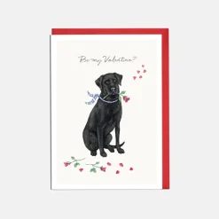 Lottie Murphy 'Be My Valentine?' Labrador Valentine's Card- Valentine's Day