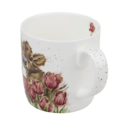 Wrendale Designs Bessie Bone China Mug (14oz)- Flowers & Garden|Animals