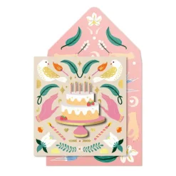 Tache Cards Big Cake with Candles Card- Greeting Cards