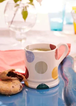 Emma Bridgewater Big Polka Dots 1/2 Pint Mug- Bright Colors