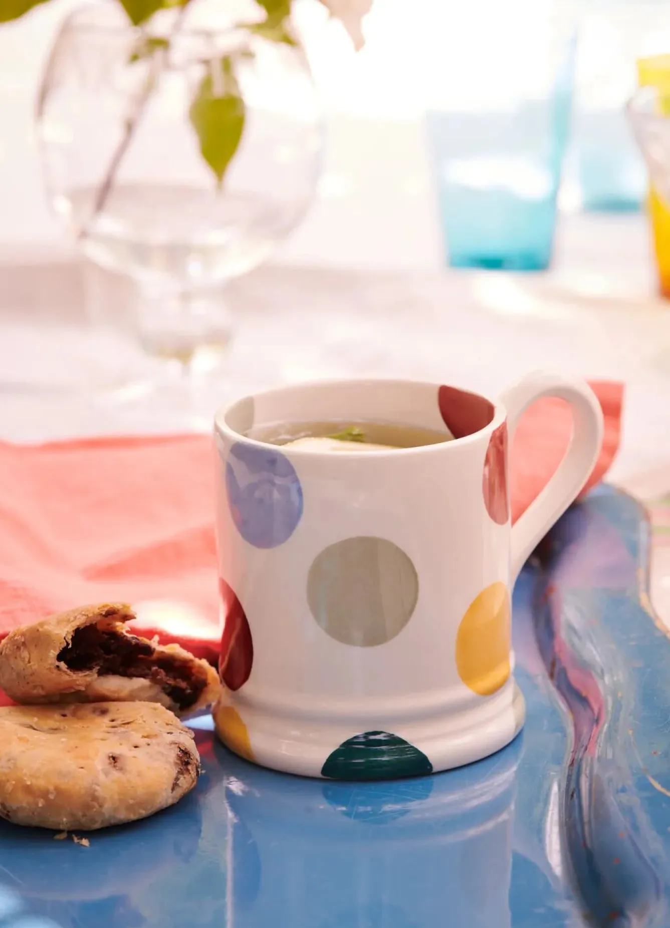 Emma Bridgewater Big Polka Dots 1/2 Pint Mug- Bright Colors