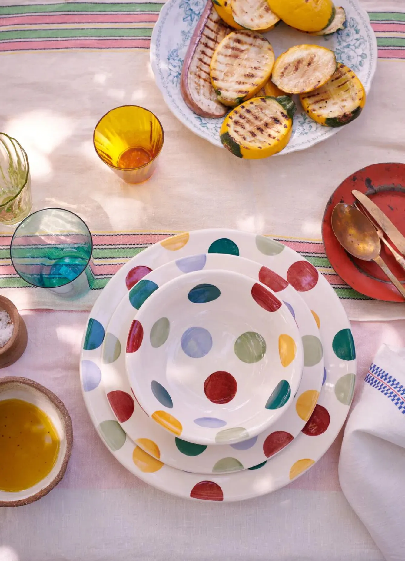 Emma Bridgewater Big Polka Dots 10 1/2 Plate- Plates