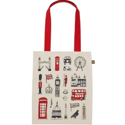 Victoria Eggs Big Smoke Canvas Tote Bag- Bags