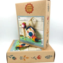 Corinne Lapierre Birdhouse & Birds Wool Mix Felt Craft Kit- Crafts|Children