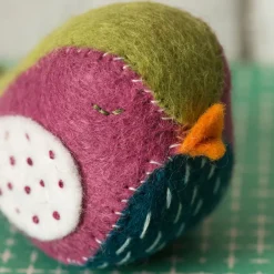 Corinne Lapierre Birdhouse & Birds Wool Mix Felt Craft Kit- Crafts|Children