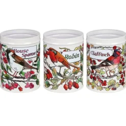 Emma Bridgewater Birds in the Hedgerow Set of 3 Round Caddies- Storage Caddies|Storage