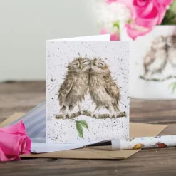 Wrendale Designs 'Birds of a Feather' Owl Gift Enclosure Card- Greeting Cards