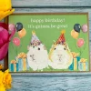 Jen Winnett Birthday Guinea Pigs Eco-Card- Greeting Cards