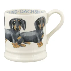 Emma Bridgewater Black and Tan Dachshund 1/2 Pint Mug- Pets|Pets