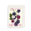 The Art File Blackberries Birthday Greeting Card- Greeting Cards