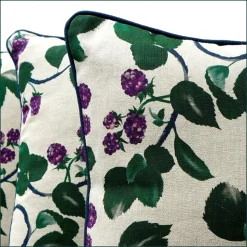 Corinne Alexander Blackberry Pillow- Pillows & Throws