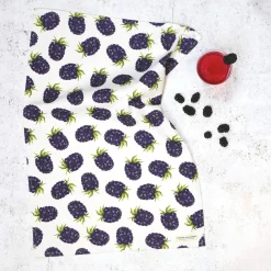 Corinne Alexander Blackberry Tea Towel by- Tea|Tea Towels