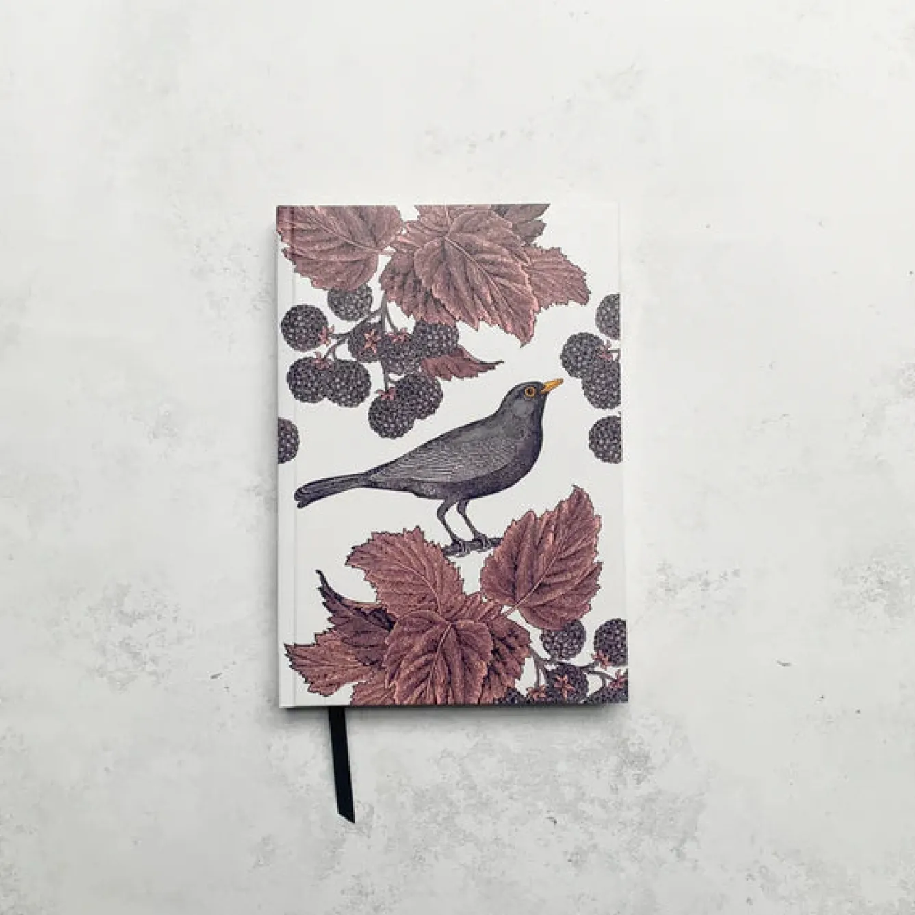 Thornback & Peel Blackbird & Bramble A5 Hardback Notebook- Stationery