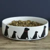 Sweet William Black Labrador Dog Bowl Boxed- Pets