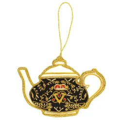 Tinker Tailor Black Royal Teapot Decoration by London- Christmas Decorations|Seasonal Decor