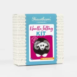 Hawthorn Handmade Black Sheep Brooch Felting Kit- Crafts