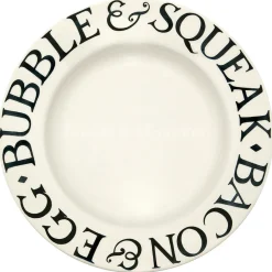 Emma Bridgewater Black Toast Bubble & Squeak 10 1/2 Plate- Plates