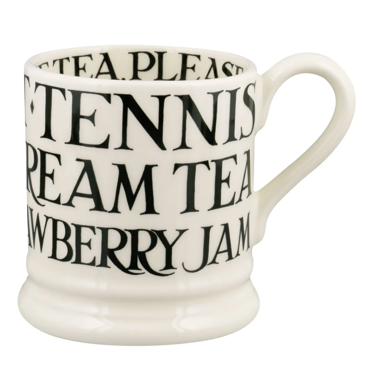 Emma Bridgewater Black Toast Cream Tea 1/2 Pint Mug- Whimsical