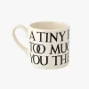 Emma Bridgewater Black Toast Espresso Mug- Whimsical