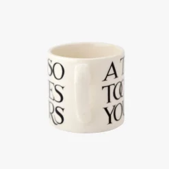 Emma Bridgewater Black Toast Espresso Mug- Whimsical