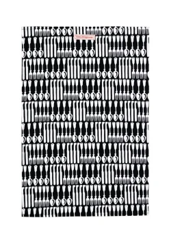 Emma Bridgewater Black Toast Knives & Forks Tea Towel- Tea|Tea Towels