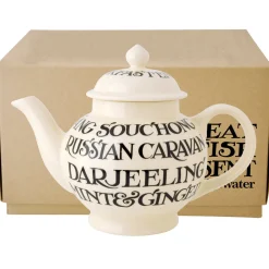 Emma Bridgewater Black Toast 4 Mug Teapot- Tea|Teapots
