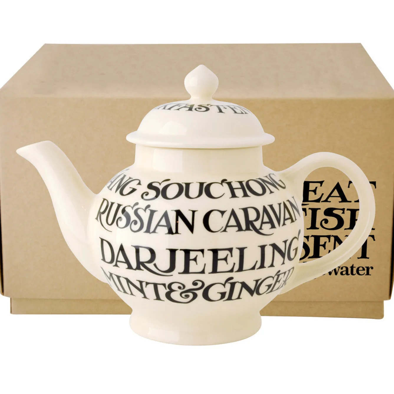 Emma Bridgewater Black Toast 4 Mug Teapot- Tea|Teapots